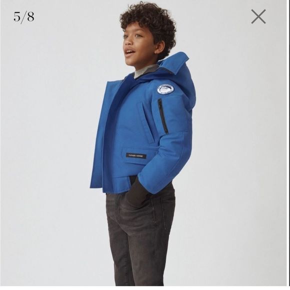 Canada Goose - Youth PBI Chilliwack Bomber Jacket - Blue - Size youth L - Picture 3 of 13